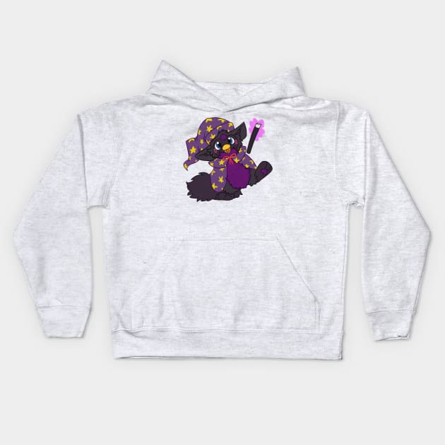 Wizardby Kids Hoodie by KowTownArt